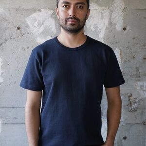 Wonder Looper Heavyweight T-Shirt (Navy)